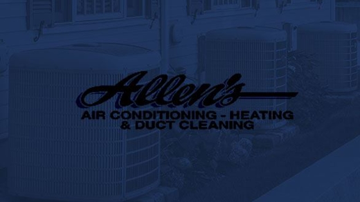 Allen's logo over an AC unit